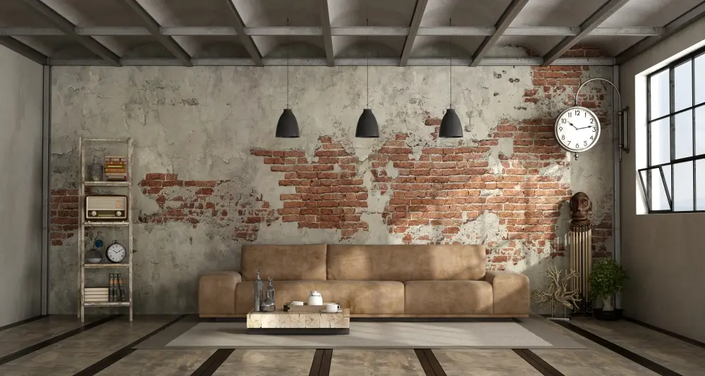 mur brut